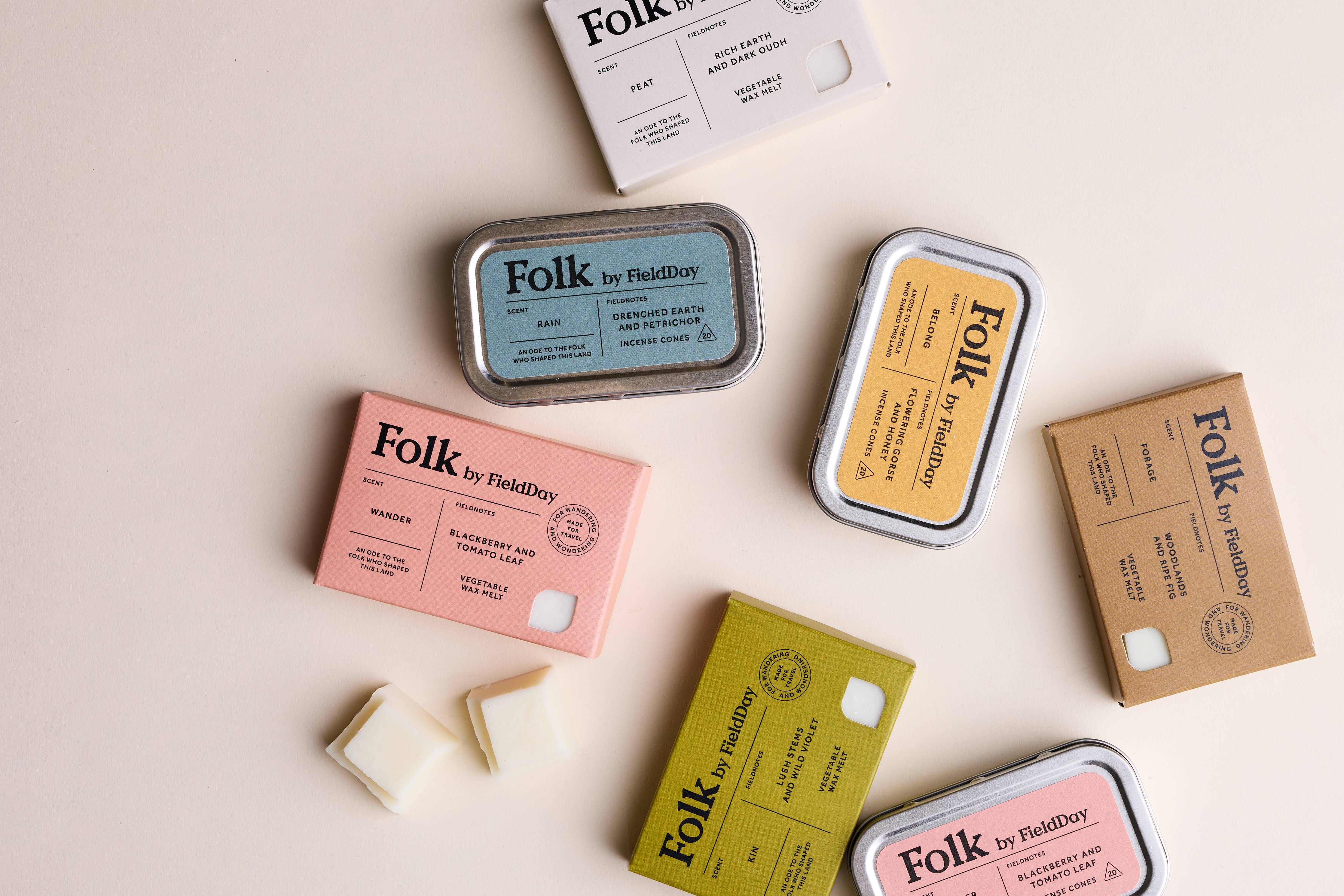 Folk Tin of Incense Cones | Kin
