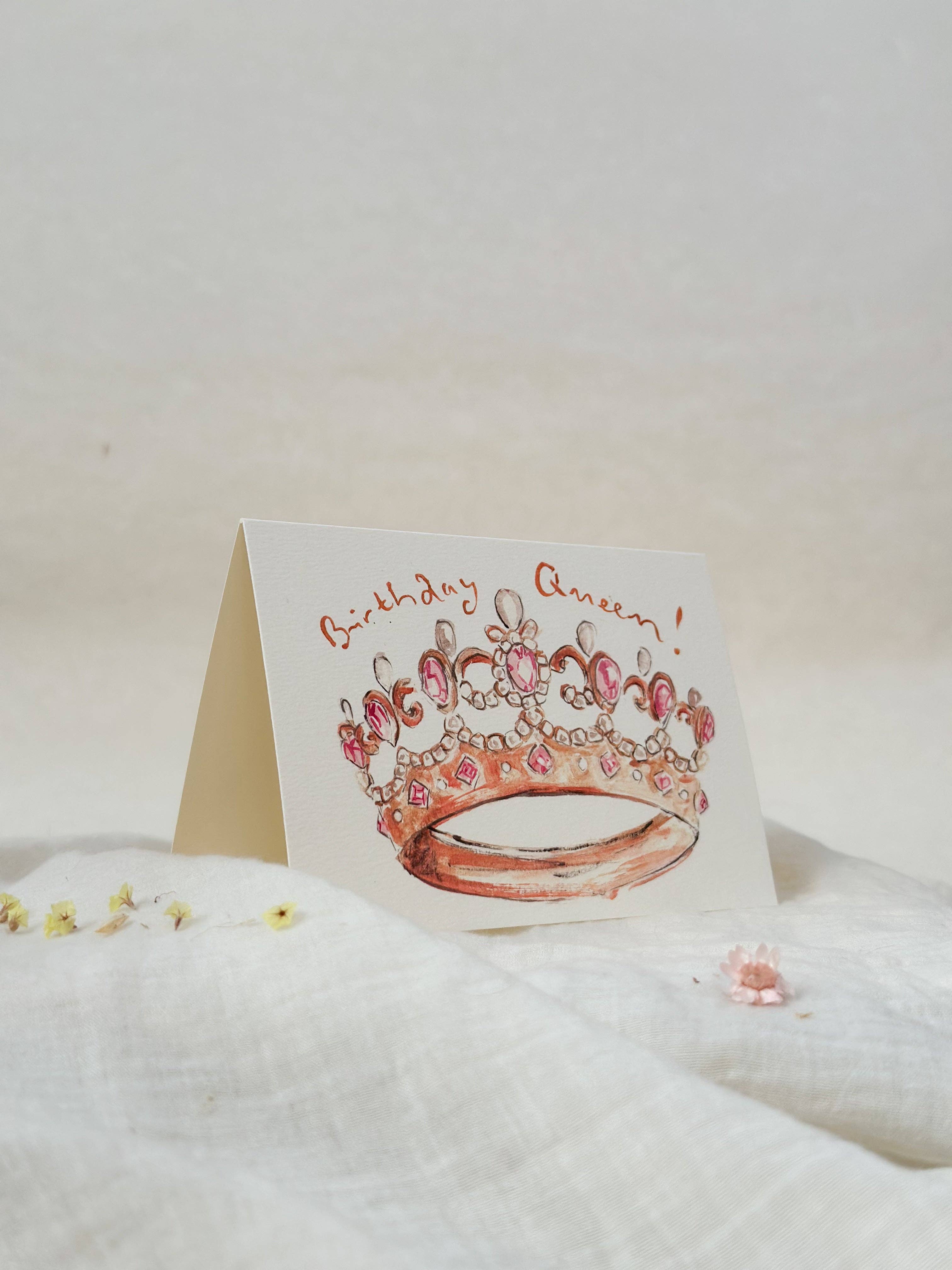 Birthday Queen Birthday Card