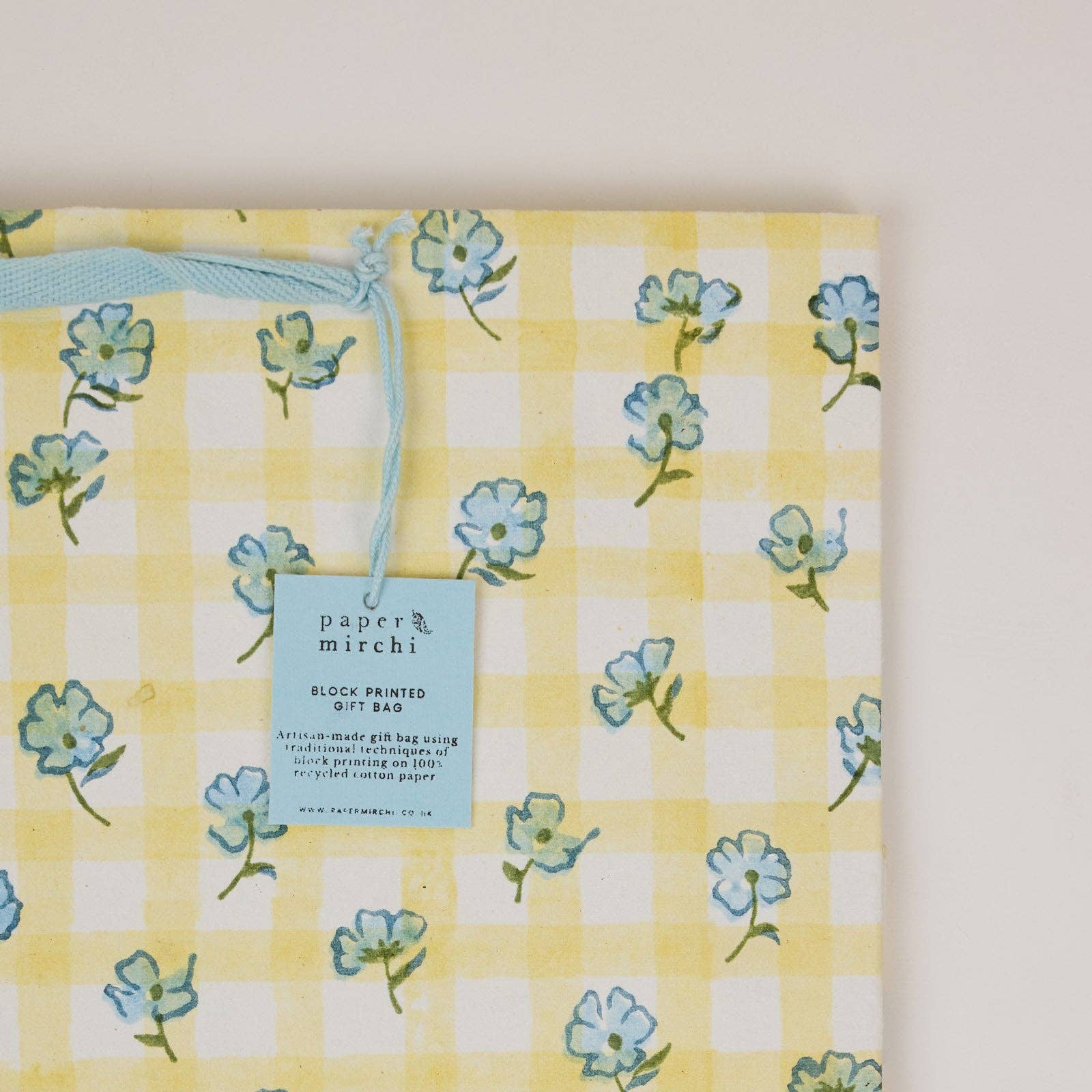 Block Printed Gift Bags | Alaska | 3 Designs & 3 Sizes Available
