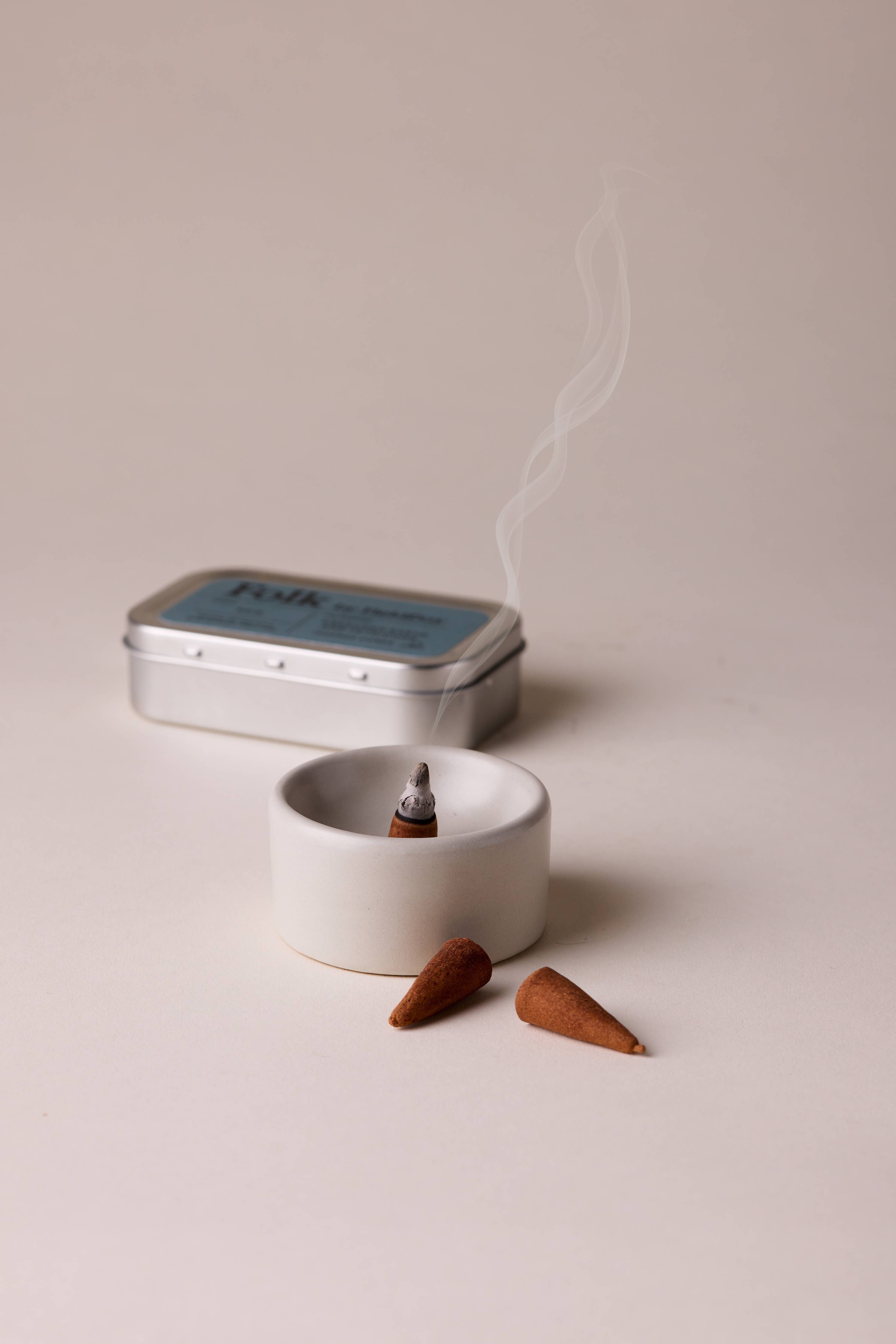 Folk Tin of Incense Cones | Rain