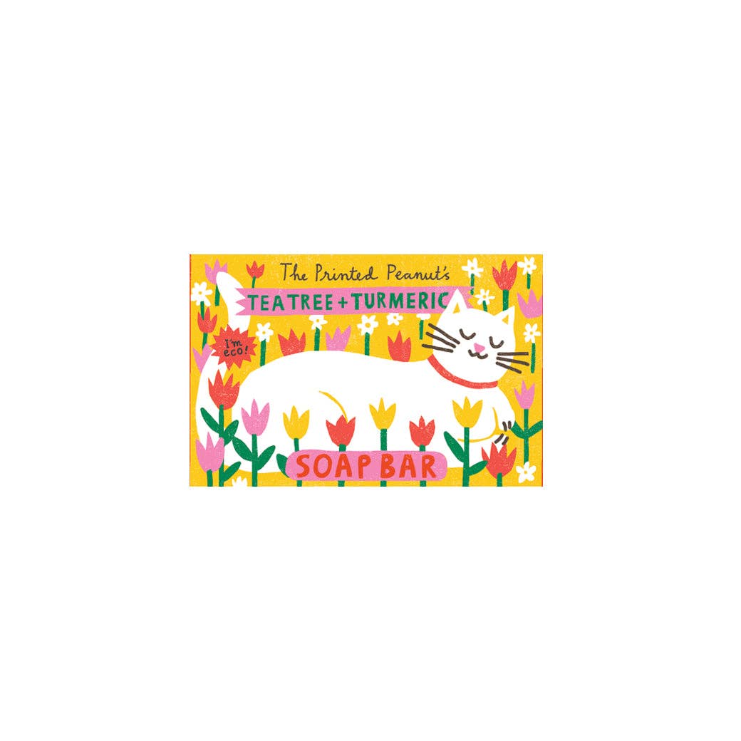 Tea Tree & Turmeric Natural Handmade Soap Bar