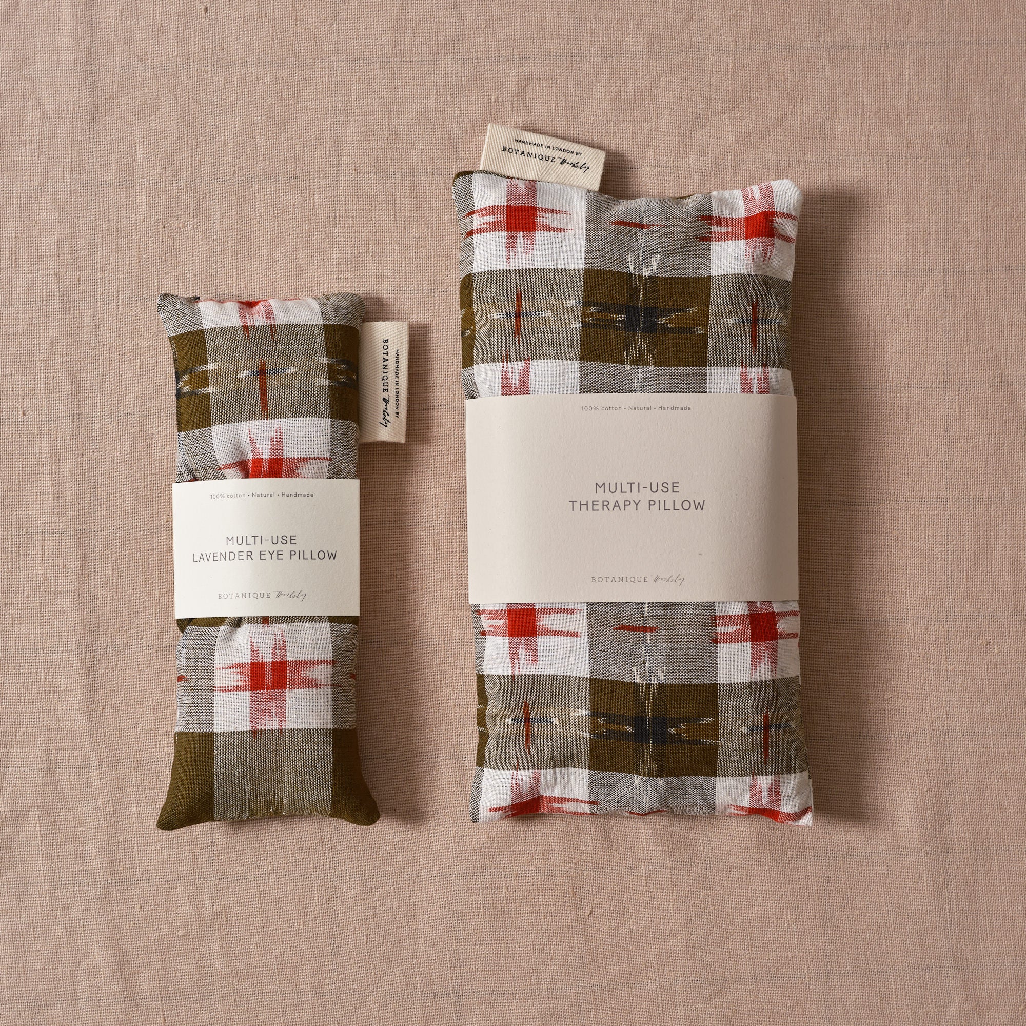 Multi-Use Lavender Therapy Pillow | Oslo Ikat Cotton
