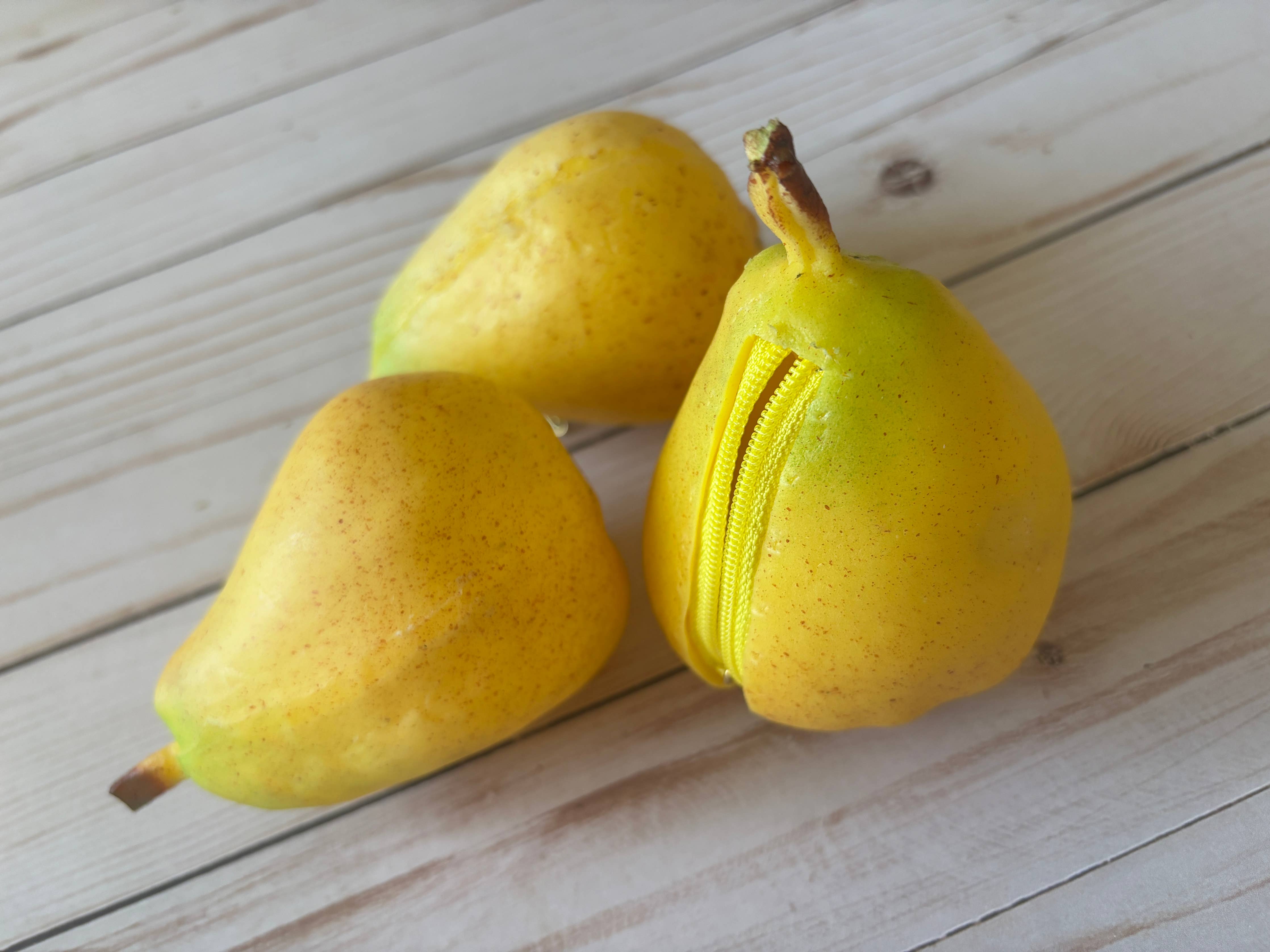 Yellow Pear Coin Purse