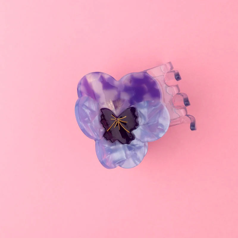 Single Pansy Hair Claw