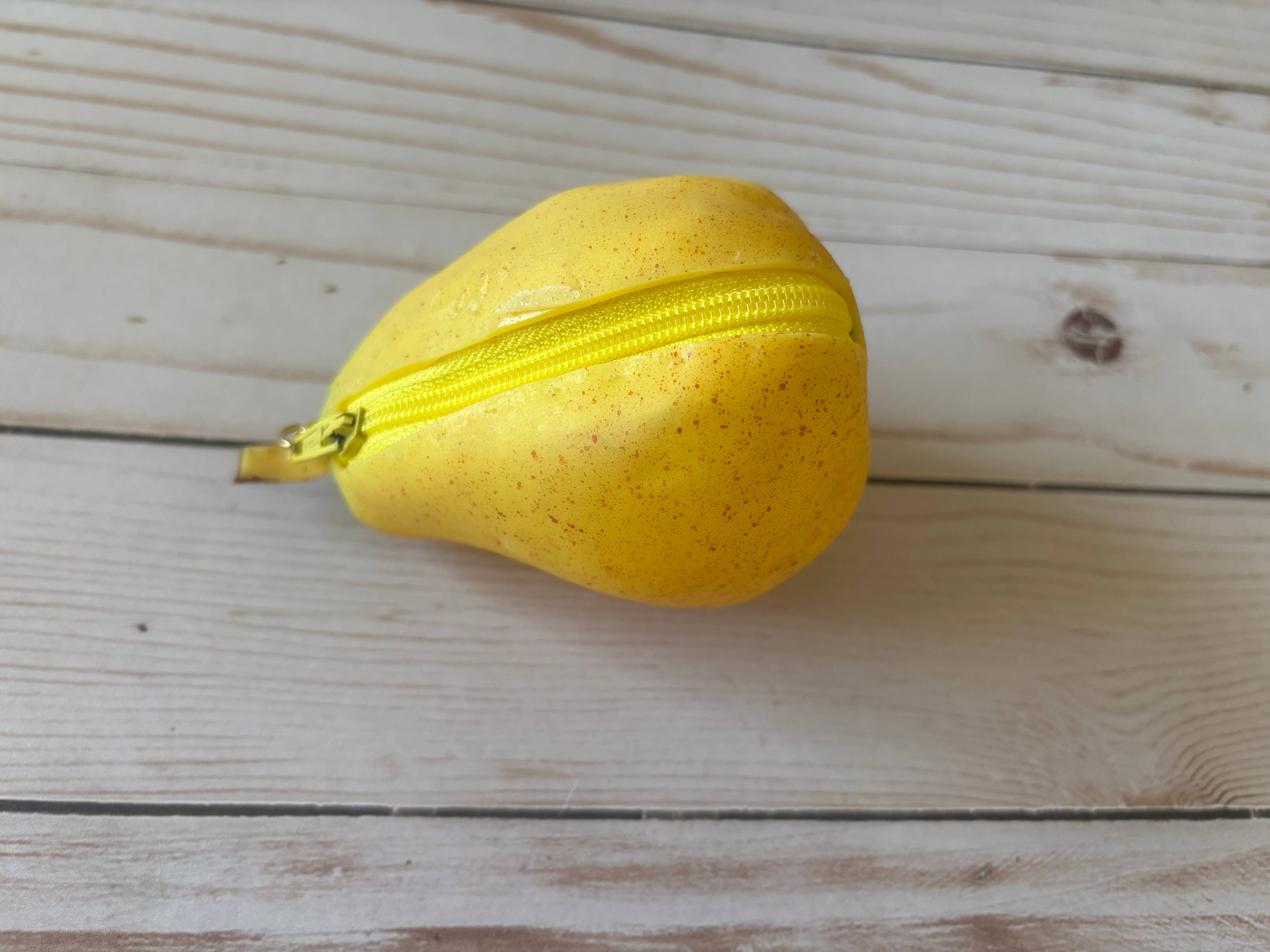 Yellow Pear Coin Purse