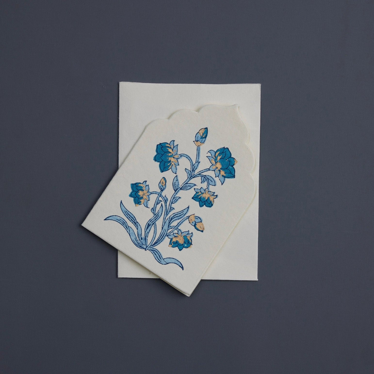 Boxed Artisan Block Printed Card Sets | 2 Colours Available
