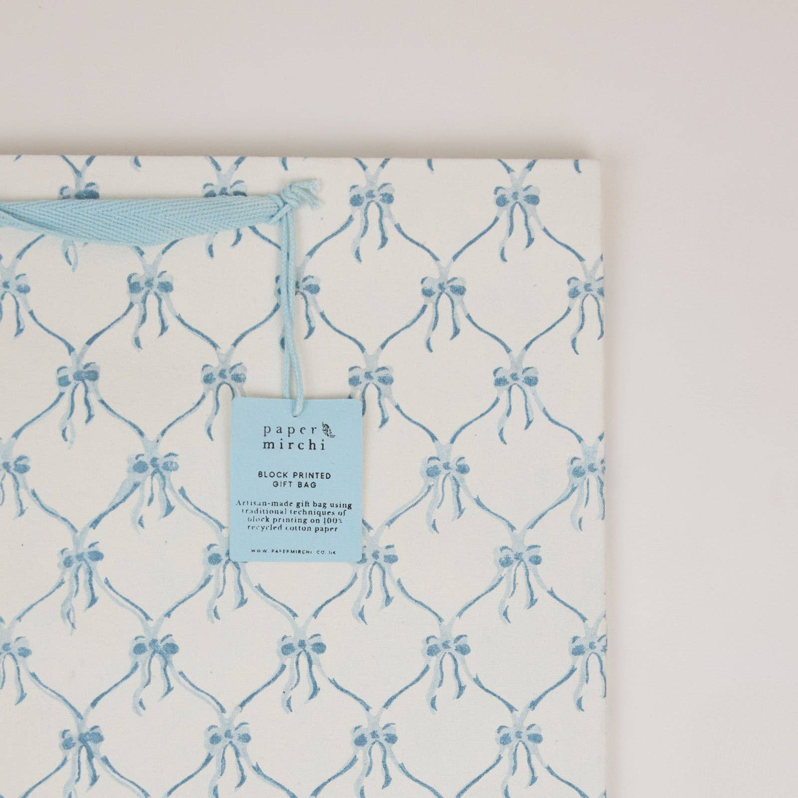 Block Printed Gift Bags | Alaska | 3 Designs & 3 Sizes Available