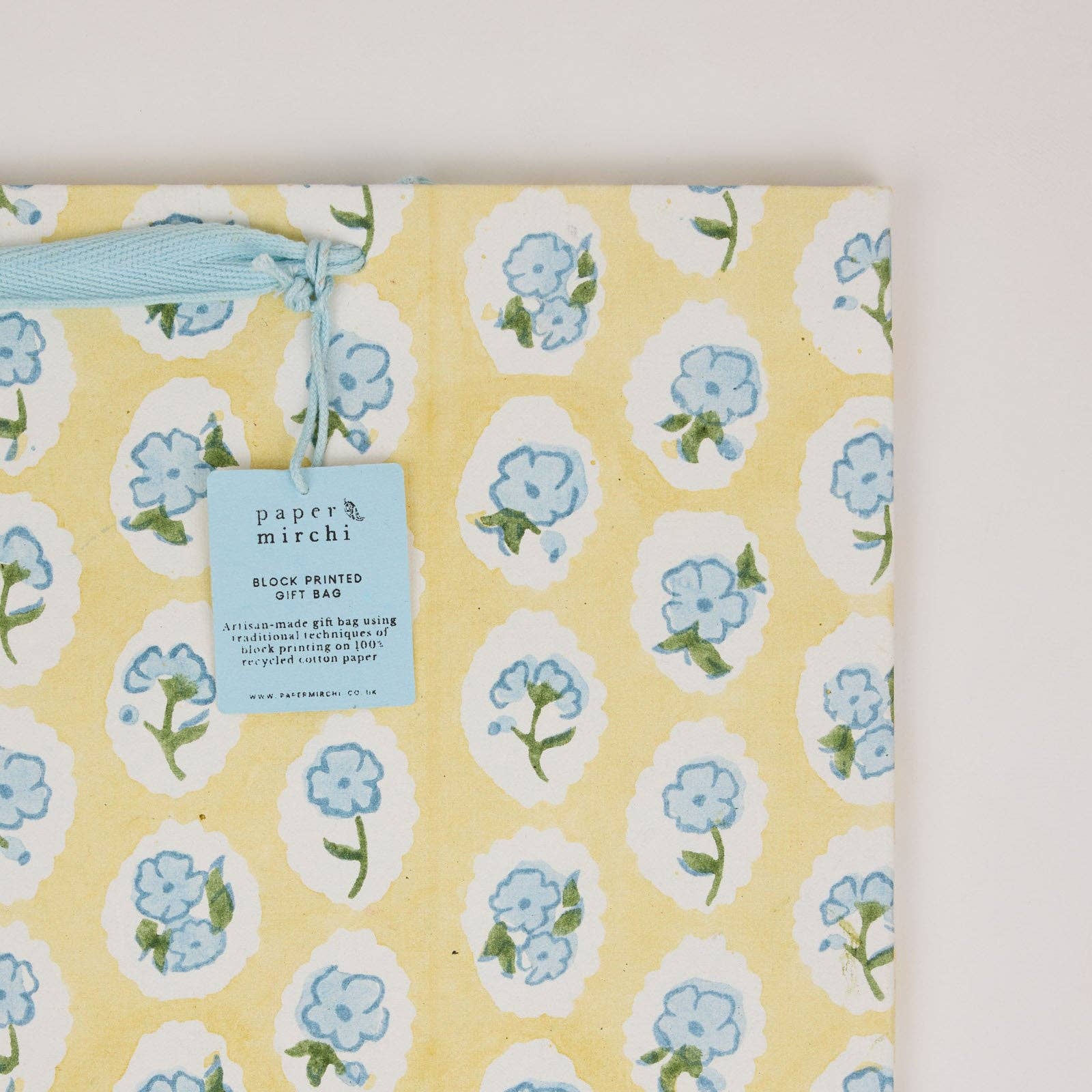 Block Printed Gift Bags | Alaska | 3 Designs & 3 Sizes Available