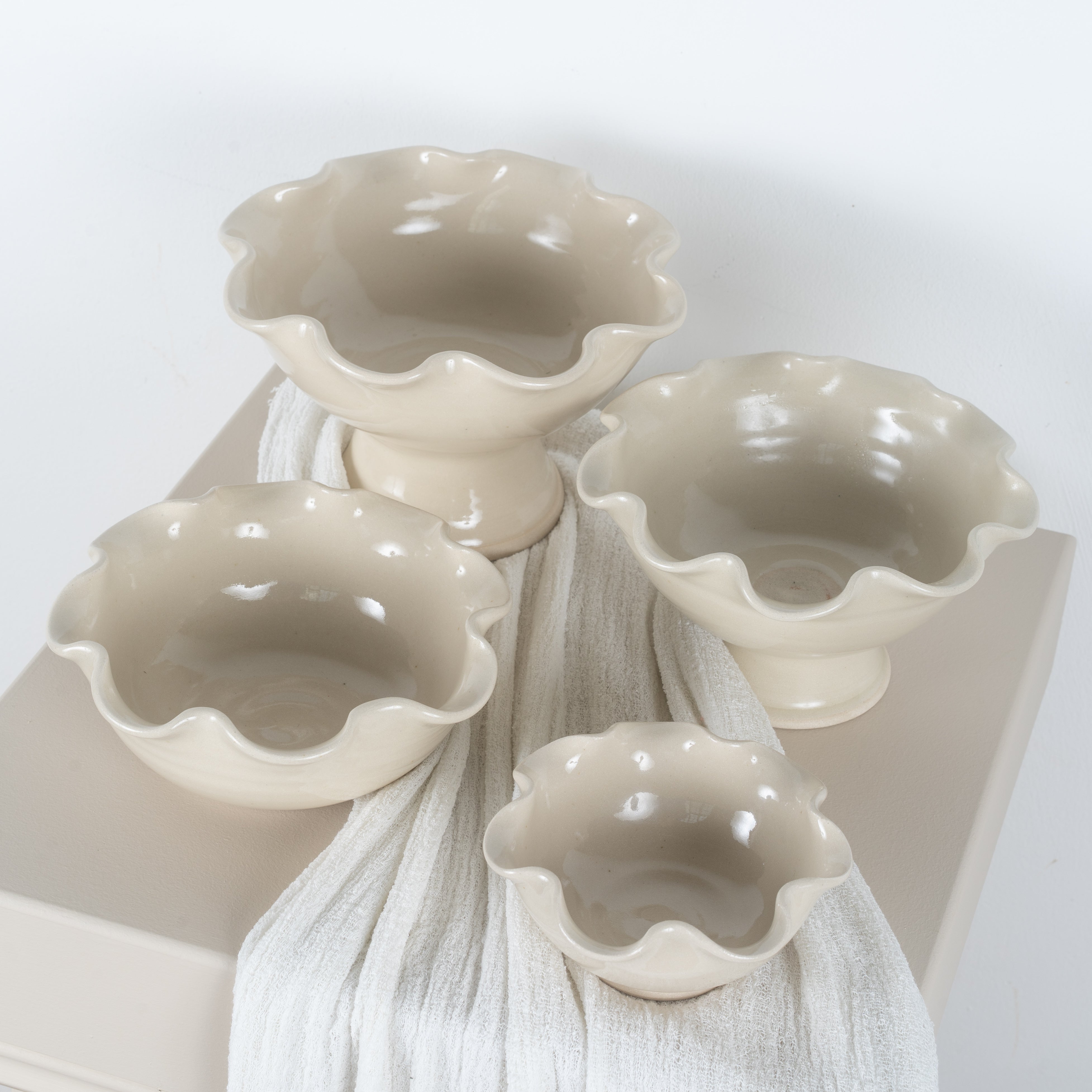 Frilly Dessert Bowl