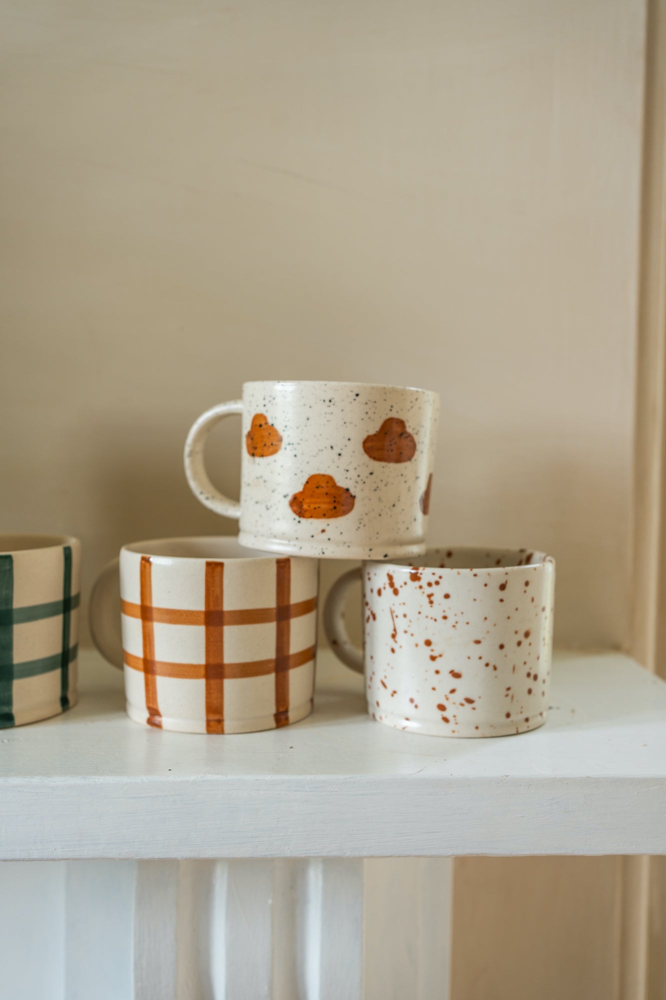Gingham Check Mug | 3 Colours Available