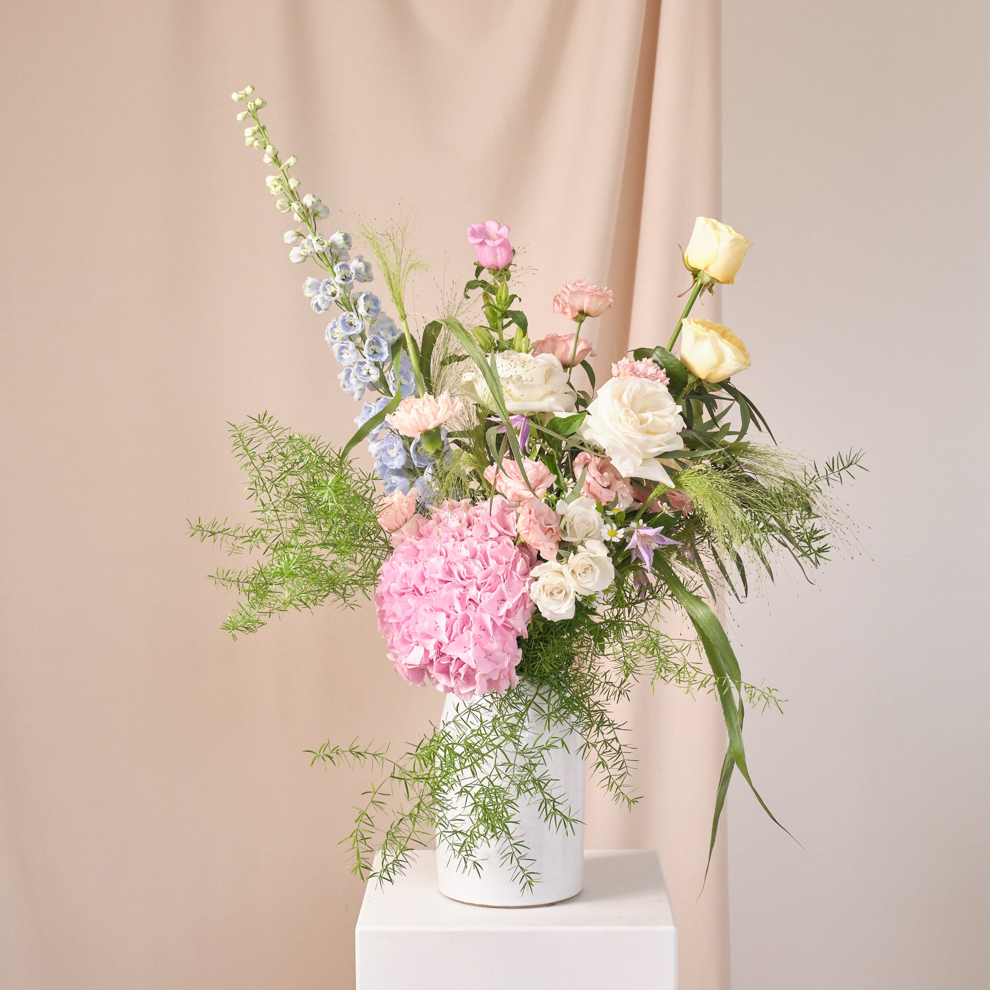 Pastel Wildflowers Vase Arrangements