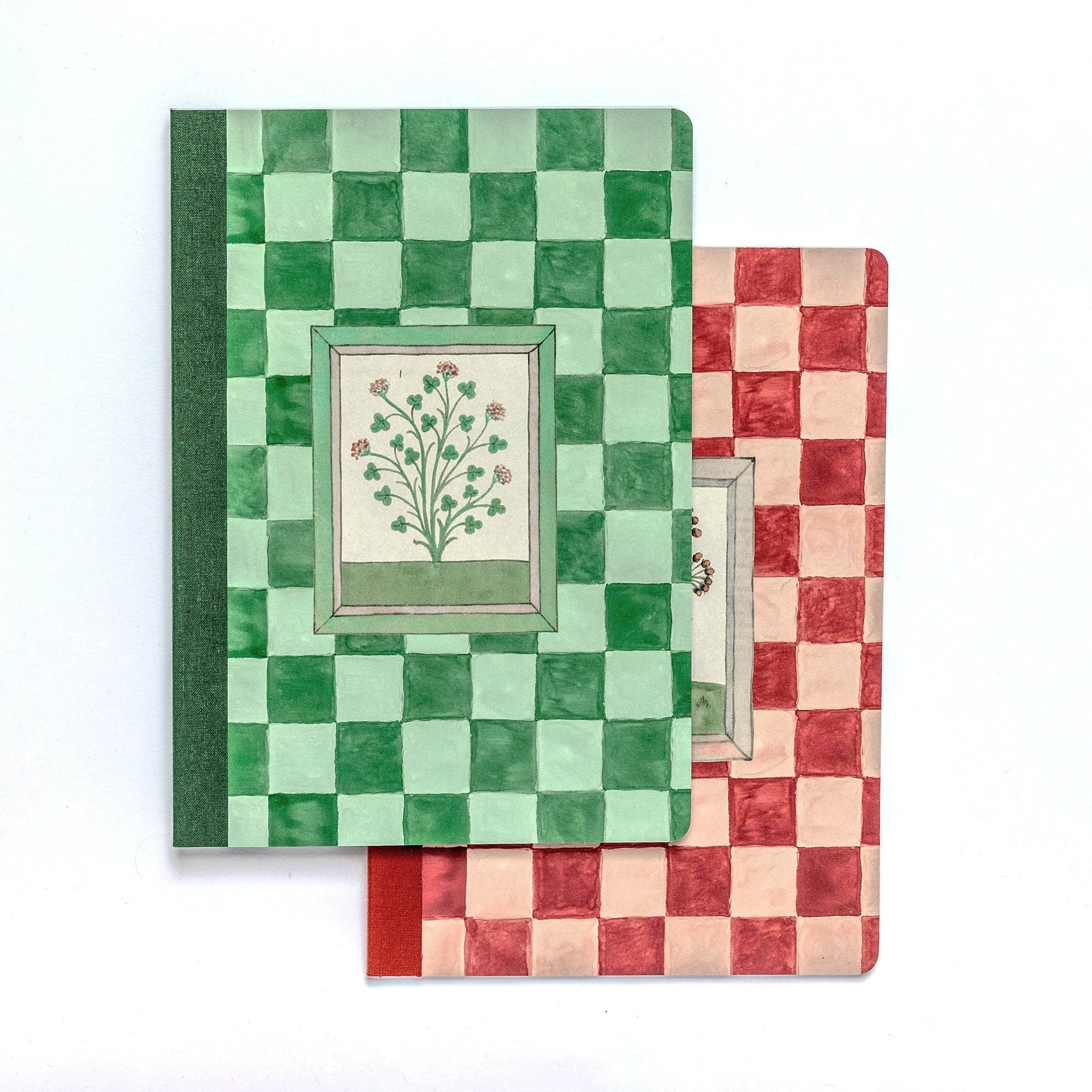 Set of 2 Lined Notebooks | 15th Century Illustrated Herbs
