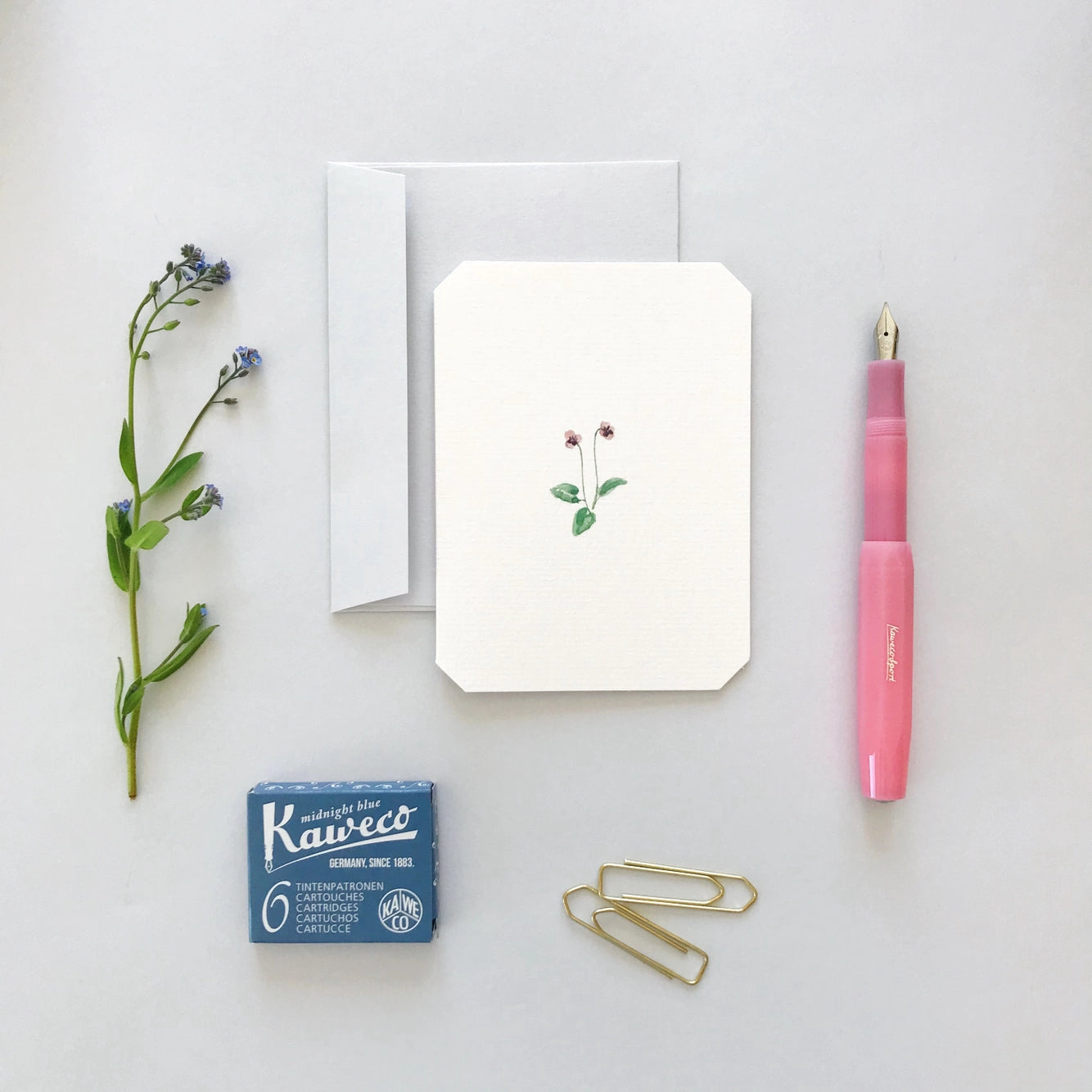 Violet Petite Greetings Card